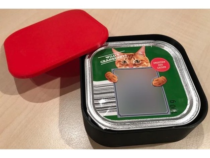 piccolo gatto cibo ciotola mantenere fresco scatola jpg maestro 3d print model - Mito3D