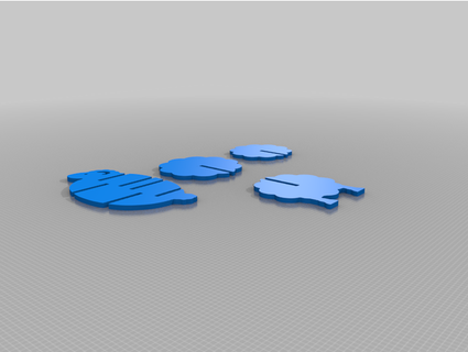Ovelha Land Copos xnelox 3d print model - Mito3D