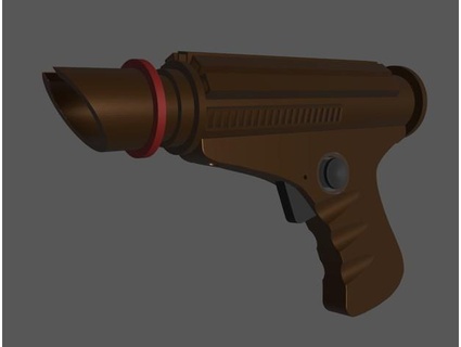 blake's 7 federation officer pistol neophyl 3d print model - Mito3D