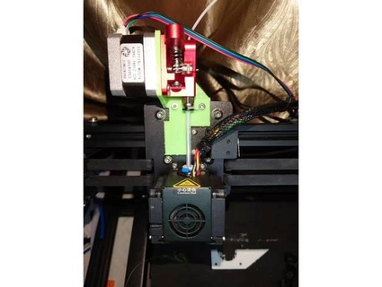 simple 3dprintmill cr-30 direct extruder - stock extruders luo52 3d print model - Mito3D