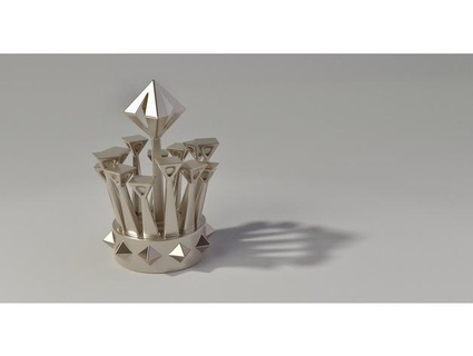 triangular florescer corceleiro 3d print model - Mito3D