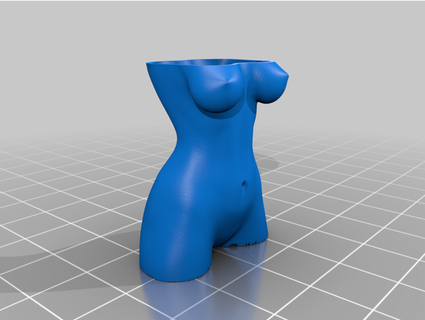body vase cdosrun 3d print model - Mito3D