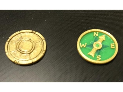 perdu ruines Arnak pièces monnaie boussoles mordecaihillsnipe 3d print model - Mito3D