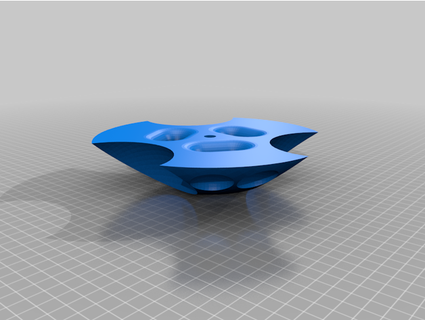 ampla cúpula escalada aguarde gmcnut 3d print model - Mito3D