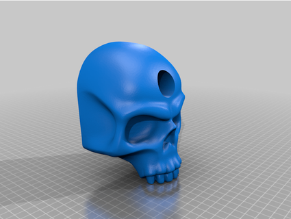 crânio escalada aguarde gmcnut 3d print model - Mito3D