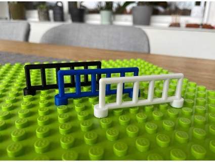 duplo compatible fence shice drauf 3d print model - Mito3D