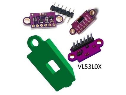 örtmek kılıf vl53l0x lazer mesafe sensör cihaz Oscarlı 3d print model - Mito3D