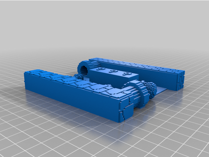 voxel mario souterrain imprimable tayko Renard 3d print model - Mito3D