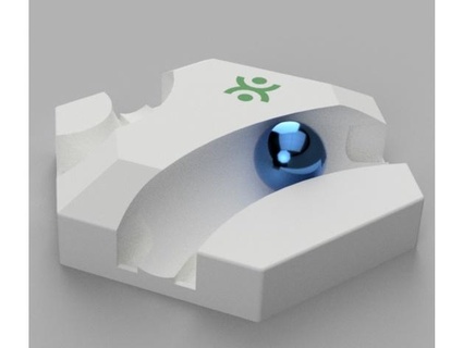 gravitrax alto velocità curva tjdesign 3d print model - Mito3D