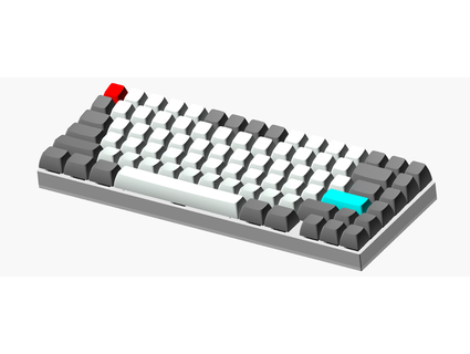 Keebcu andimoto7583 75 mecánico teclado caliente 3d print model - Mito3D