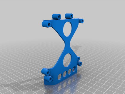 Vesa Ahududu pi durum kılıf Kulp destek izinle 3d print model - Mito3D