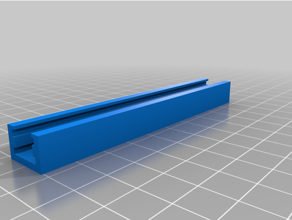 led strip holder & diffuser theviraldiy 3d print model - Mito3D