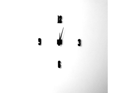 4 digitos moderno pared reloj ximiki veltiosi 3d print model - Mito3D