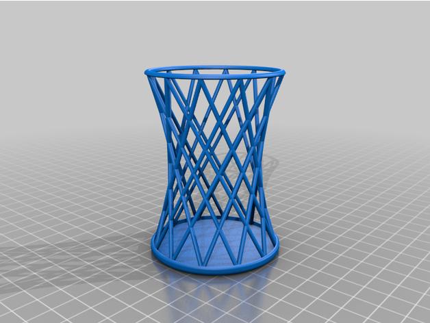 hiperboloide bolígrafo soporte mortimerfuller 3D print model - Mito3D