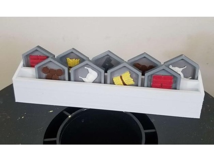 player hand rack catan resource hex tokens juniorastaxanthin 3d print model - Mito3D