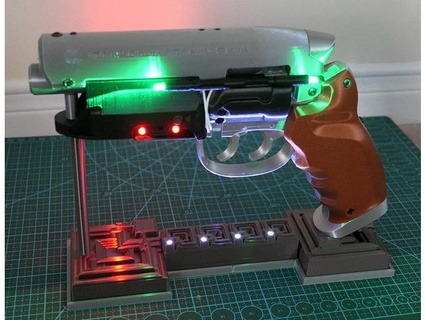 lâmina corredor pkd blaster ficar pé conduziu luzes reversível outpost164 3d print model - Mito3D