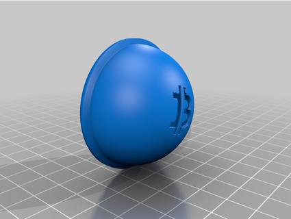 bitcoin golf ball marker evanwhittaker 3d print model - Mito3D