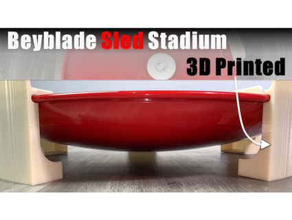 3d printed beyblade sled stadium leg 3dadventure 3d print model - Mito3D