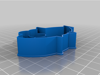 cookie cutter - fish debosdesign 3d print model - Mito3D