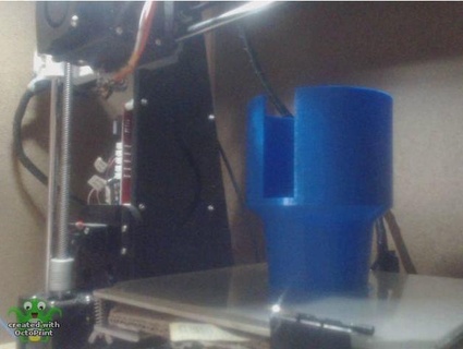 cup holder adapter james shoemaker 3d print model - Mito3D