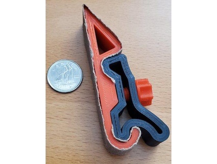 einfach Belastung Schleifen Block Detail Schleifer 3d print model - Mito3D