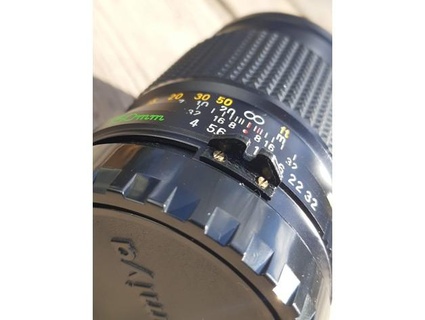 mamiya 645 lente metro acoplamiento tenedor olíalo 3d print model - Mito3D