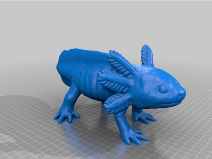 axolotl stephengregory 3d print model - Mito3D