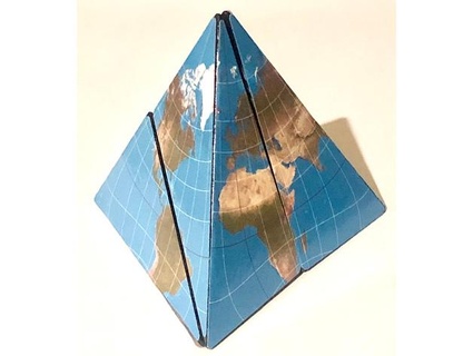Terre tétraèdre puzzle kskmaru 3d print model - Mito3D