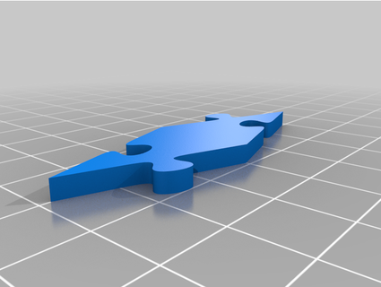 Penrose apériodique puzzle pièces risque 3d print model - Mito3D