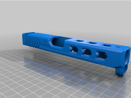 airsoft glock 17 slide mkiii pattern openairsoft 3d print model - Mito3D