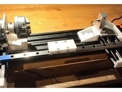 Holz Werkzeug Griff linear Schiene montieren Spaten 3d print model - Mito3D