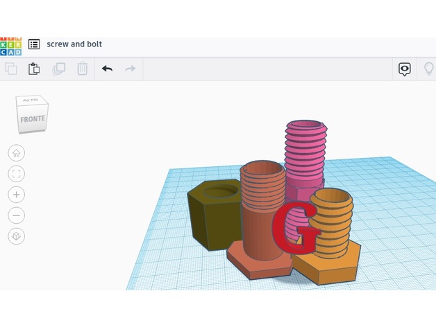 parafuso organizador suporte canetas lápis inicial g parafusos porta Gerente matite vejo 3D print model - Mito3D