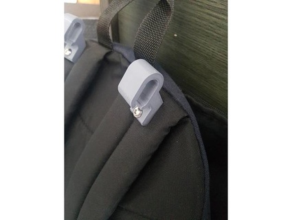 universal pannier bag hook - turn backpack datapagan 3d print model - Mito3D