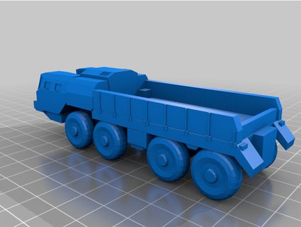 maz-543 maz-7310 simplified 1 100 model akk14 3d print model - Mito3D