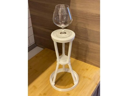 wine glass table secret qnub 3d print model - Mito3D