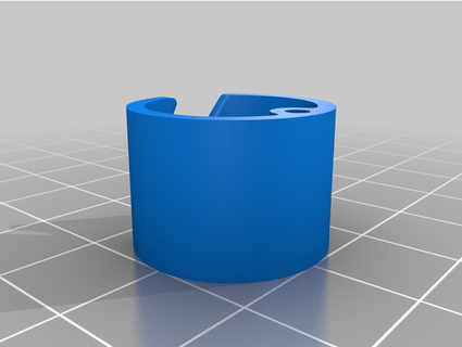 14mm cable tidy - round derikwhittaker 3d print model - Mito3D