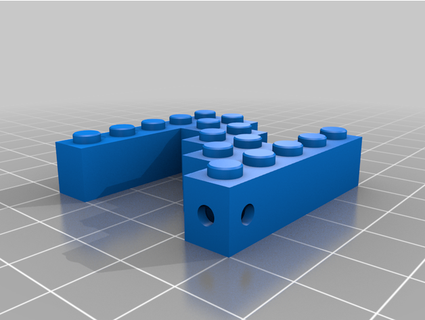 building block key holder letter z teamm 3d print model - Mito3D