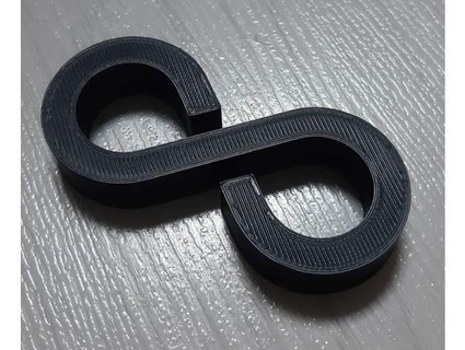 infinity logo mordeckai 3d print model - Mito3D