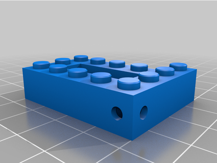 building block key holder letter q teamm 3d print model - Mito3D