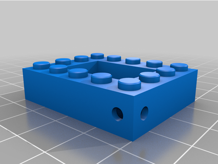 building block key holder letter teamm 3d print model - Mito3D
