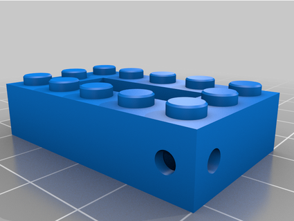 building block key holder letter teamm 3d print model - Mito3D