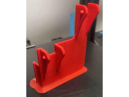 ender3v2 cable chain base attachment - supports print liver 3d print model - Mito3D
