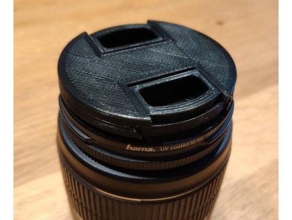 lense cap hama uv filter 58 mm tpdeng 3d print model - Mito3D
