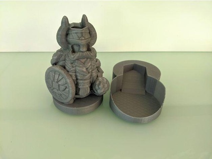 next dice dwarf - easy print tower support needed plokr 3d print model - Mito3D