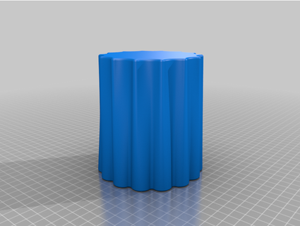 curva vaso plantador johnkh 3d print model - Mito3D