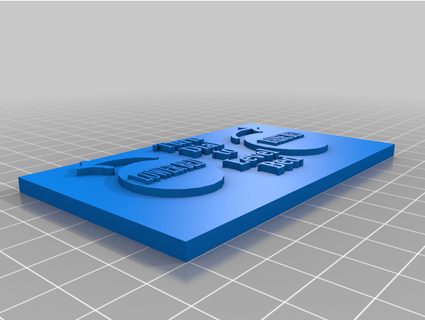 bed leveling sign robbiemaker 3d print model - Mito3D