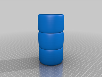 f1 tire stack - pen holder outpost164 3d print model - Mito3D