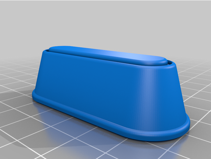 suitcase replacement foot v1 dbfrompw 3d print model - Mito3D