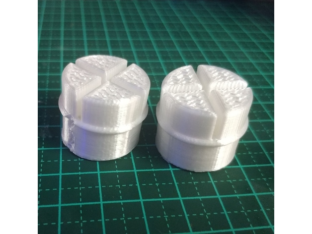 ovo caixote conector 25mm PVC tubo inventmarine 3D print model - Mito3D