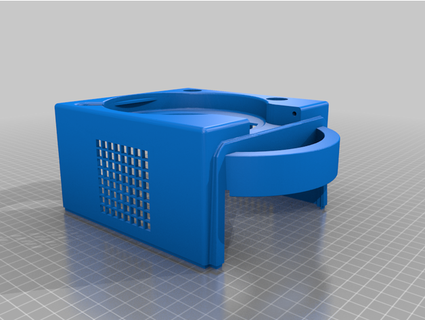 gamecube full size dvd shell lid xenyx ii 3d print model - Mito3D